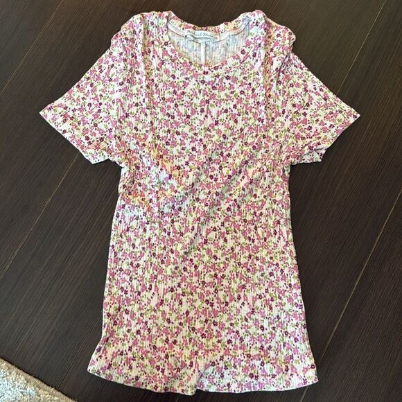 MICHAEL STARS Floral Pink Women's Top, OS - Picture 3 of 7